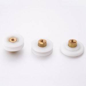 HS-041 High Quality PlasticPulley V Groove Shower Door Wheel Bearing